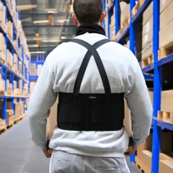 Adjustable Lumbar Belt with Suspenders - FIELD