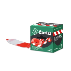 Red / White Signaling Tape 200 MT 7 CM - FIELD