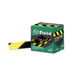 Black / Yellow Signaling Tape 200 MT 7 CM - FIELD