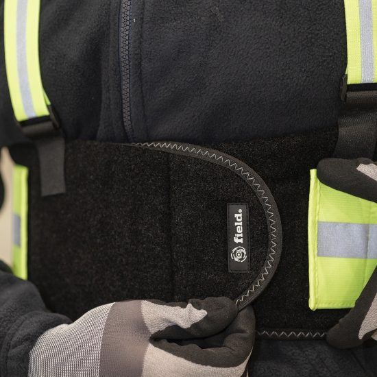 High Visibility Lumbar Belt with Suspenders - FIELD